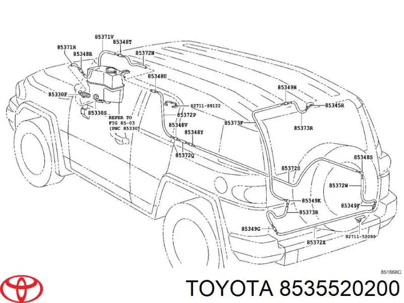  Toyota 8535520200 ціна, від 1.06 USD