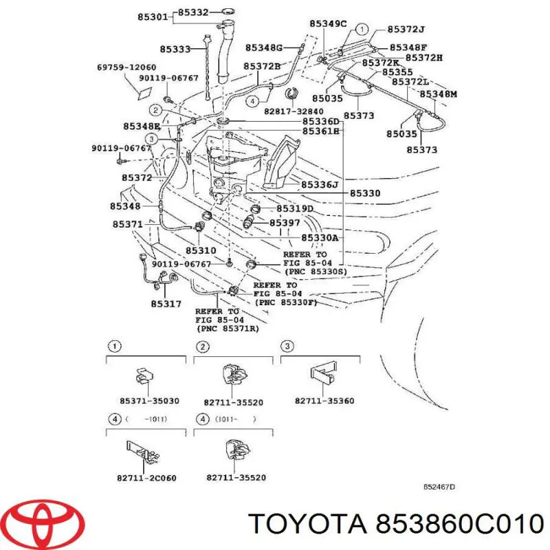  853860C010 Toyota