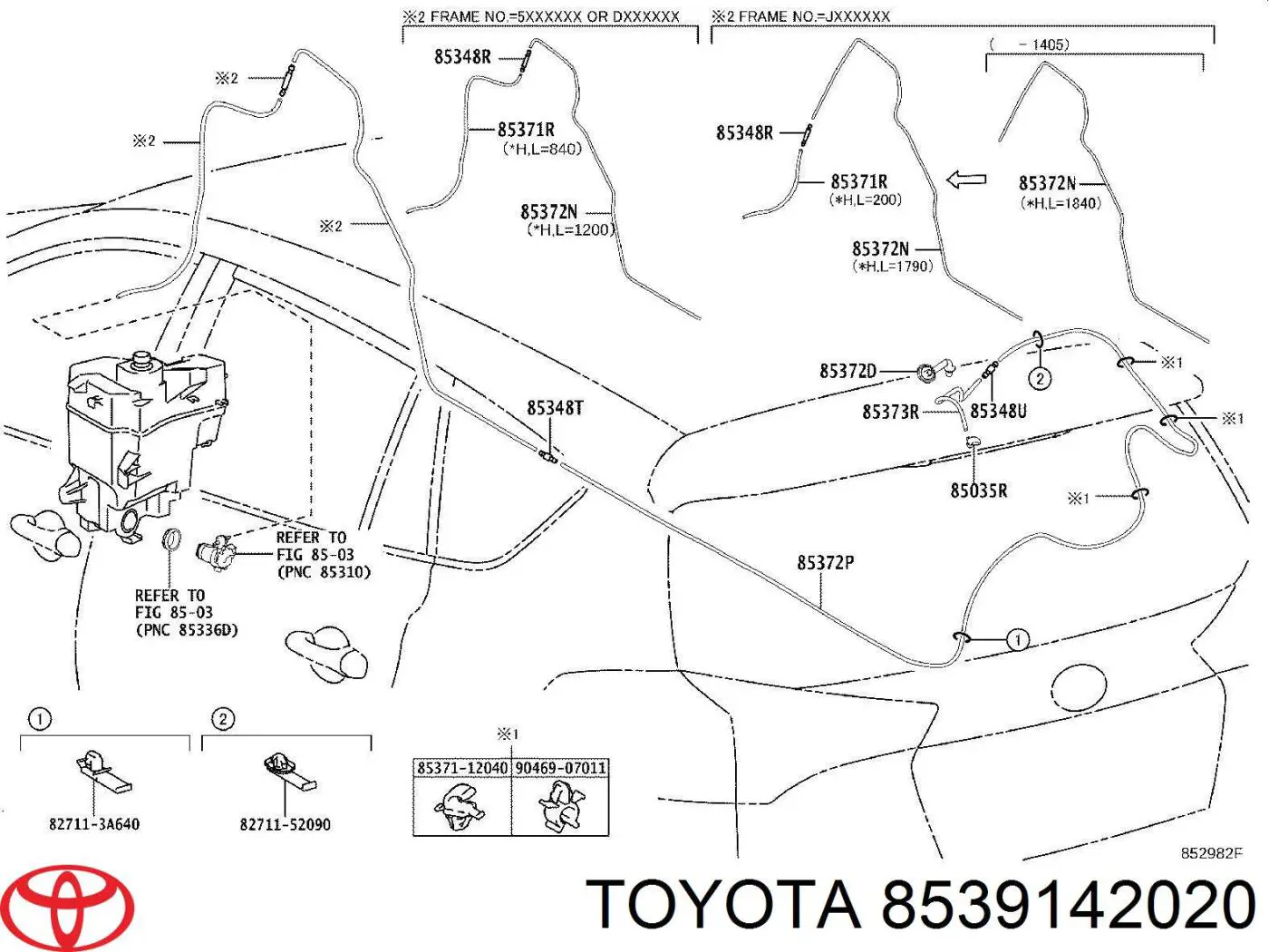Форсунка омивача заднього скла Toyota RAV4 4 (A4) (Тойота Рав4)