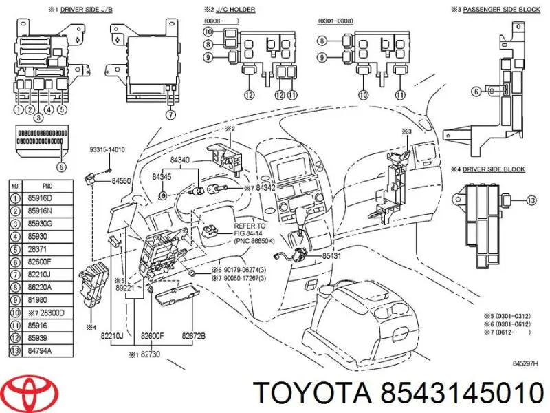 8543145010 Toyota 