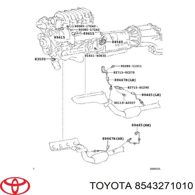  Toyota 8543271010 ціна, від 49.40 USD