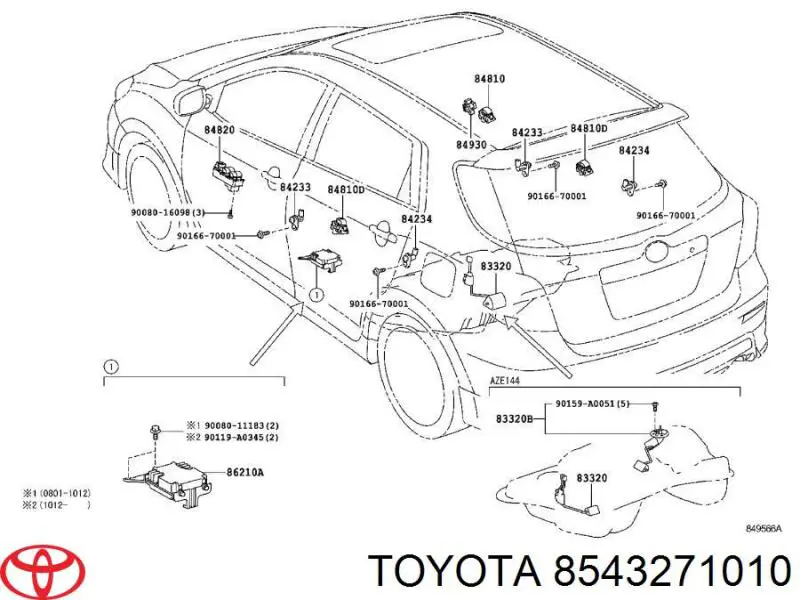 8543271010 Toyota 