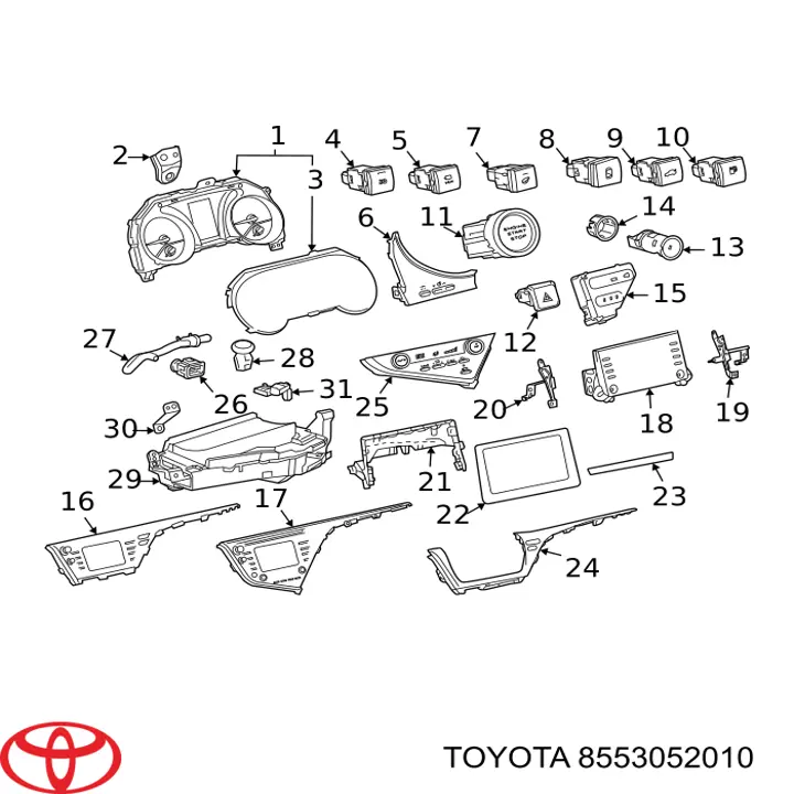  Toyota 8553052010 ціна, від 8.87 USD