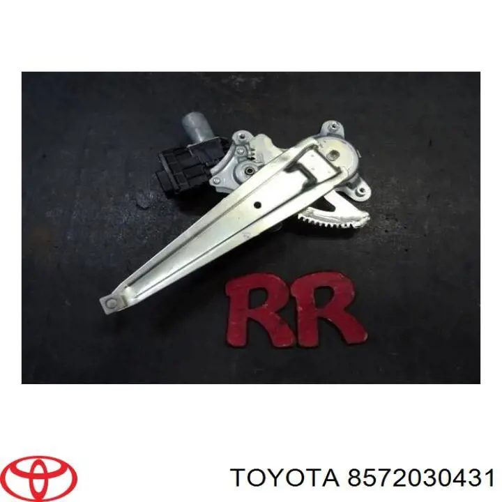 8572030431 Toyota Моторчик склопідйомника двері задніх, правих