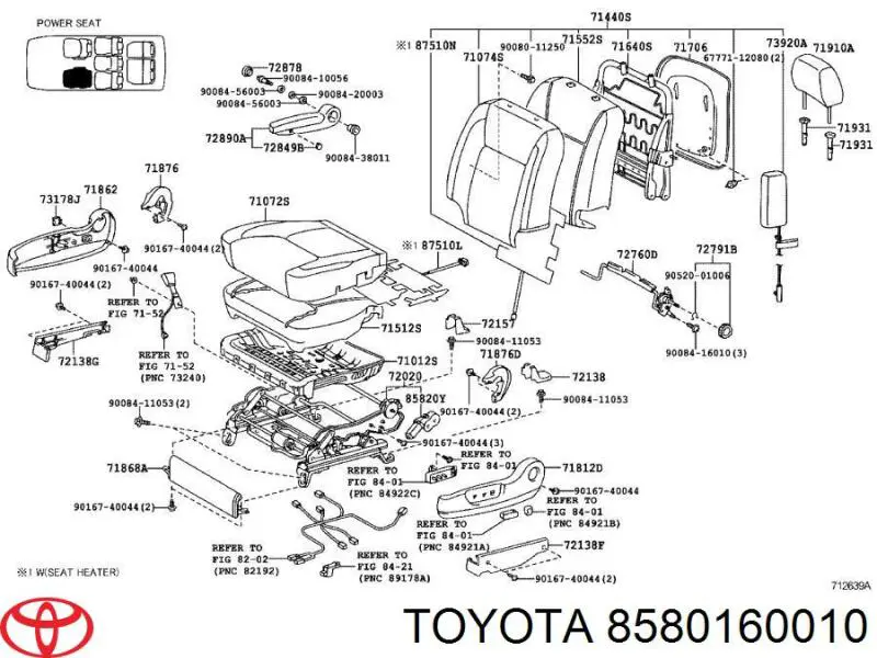  8580160010 Toyota