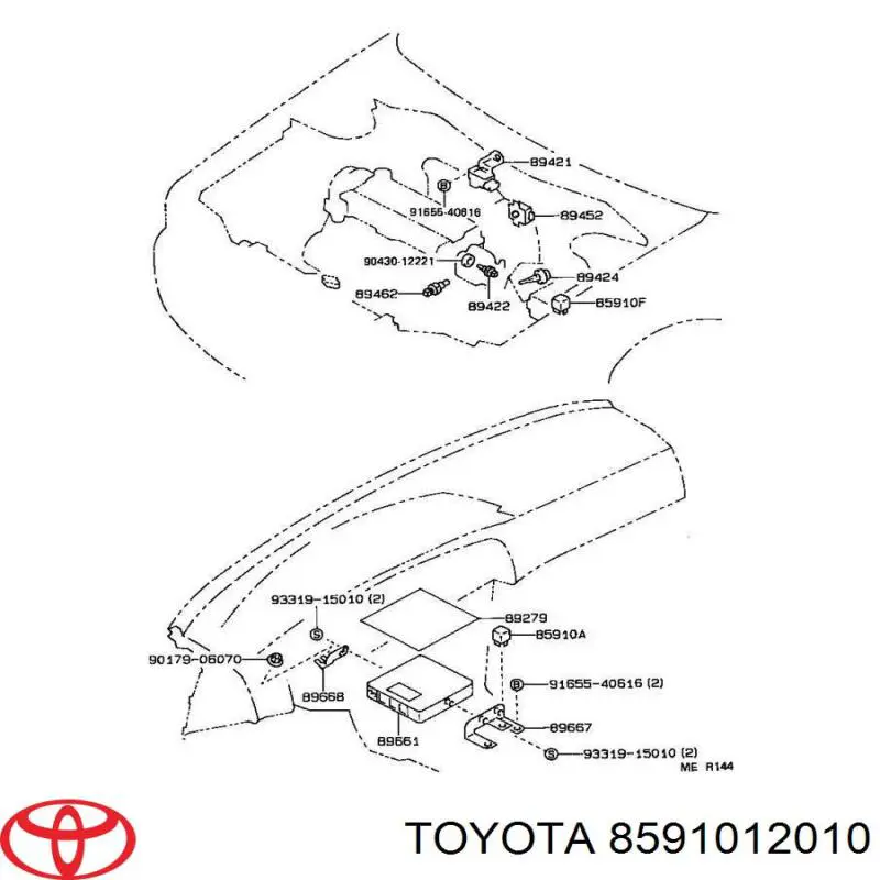  Toyota 8591012010 ціна, від 9.76 USD