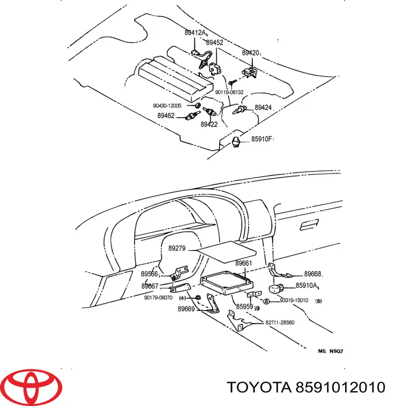 Купити 8591012010 Toyota 