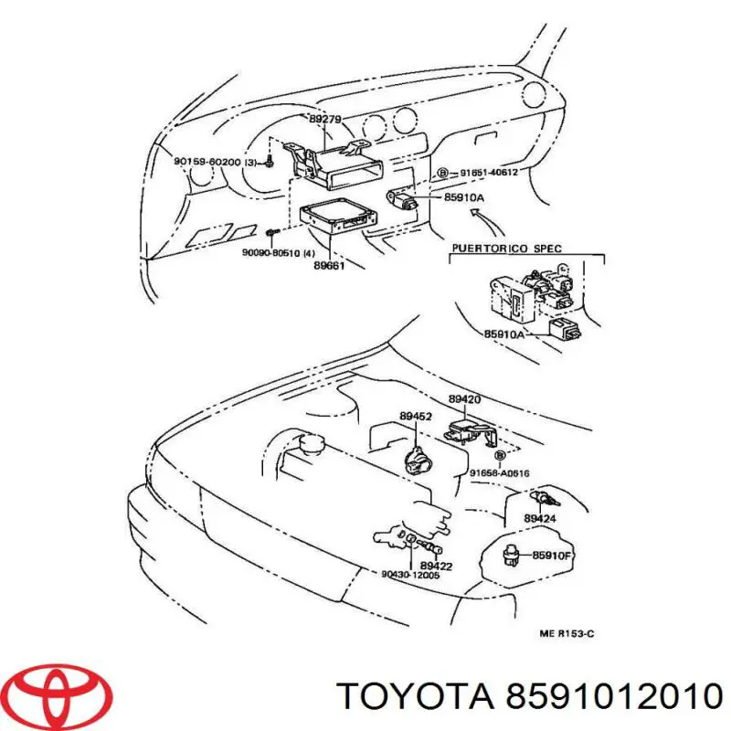 8591012010 Toyota 