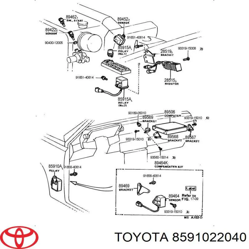  Toyota 8591022040 ціна, від 6.97 USD
