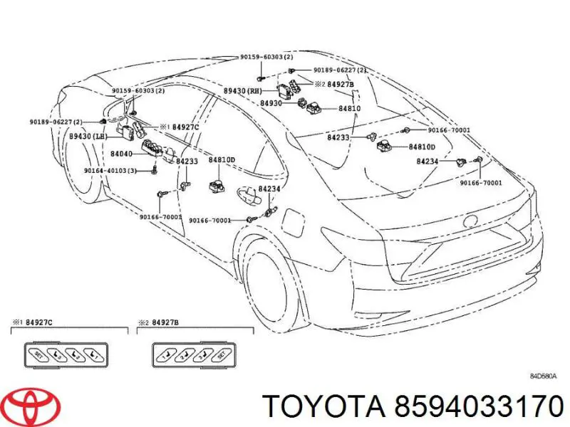 8594033170 Toyota 