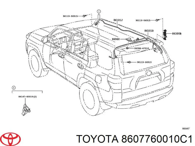  8607760010C1 Toyota