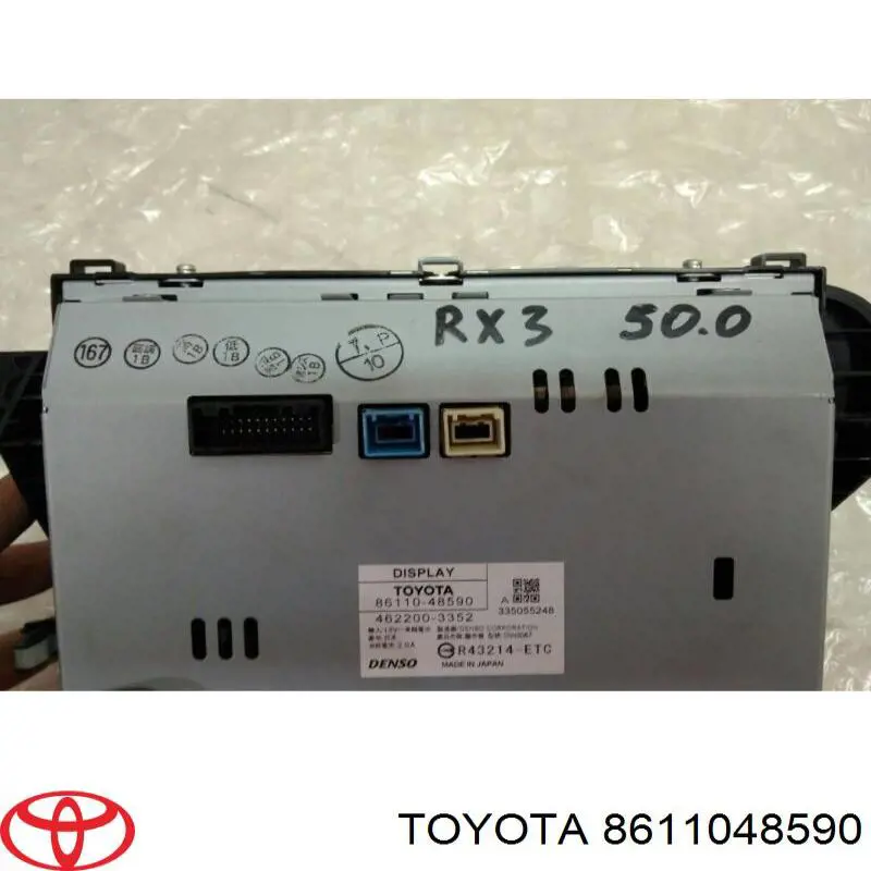 Дисплей бортового комп'ютера Toyota 8611048590 ціна, від 190.04 USD