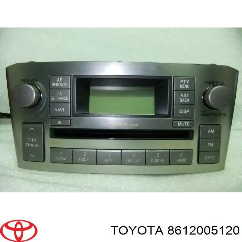 8612005120 Toyota Магнітола (радіо AM/FM)
