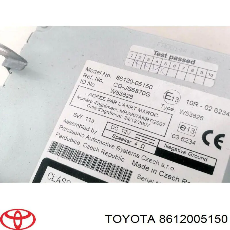 Магнітола (радіо AM/FM) Toyota 8612005150 ціна, від 38.00 USD