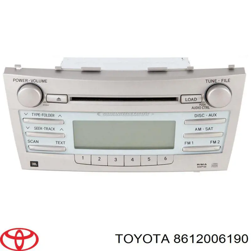 Магнітола (радіо AM/FM) Toyota 8612006190 ціна, від 63.33 USD