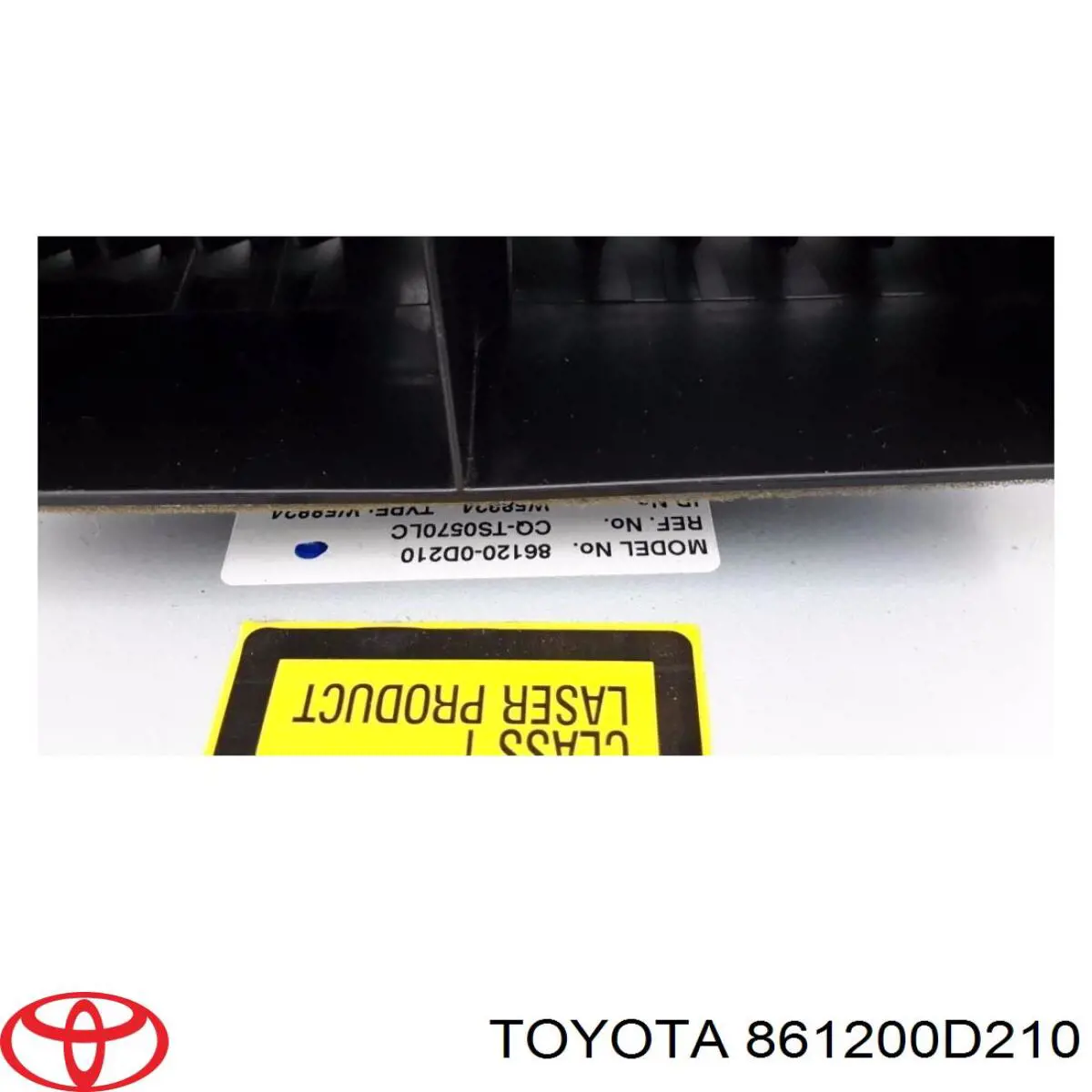 861200D210 Toyota магнітола (радіо am/fm)