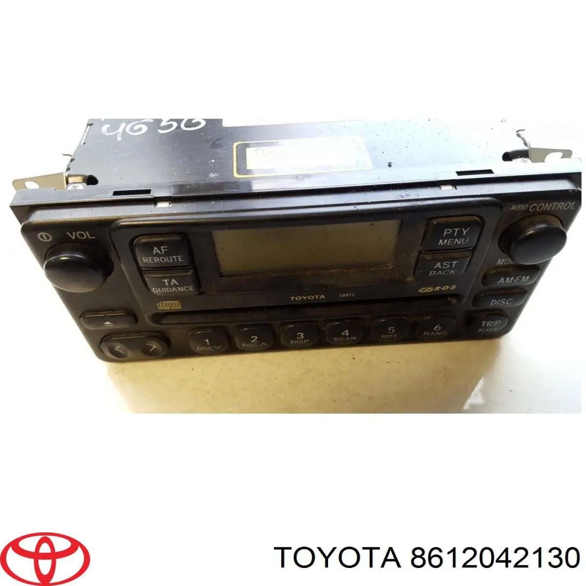 Магнітола (радіо AM/FM) Toyota 8612042130 ціна, від 38.37 USD