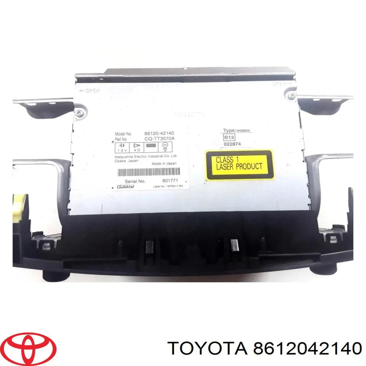 Магнітола (радіо AM/FM) Toyota 8612042140 ціна, від 31.30 USD