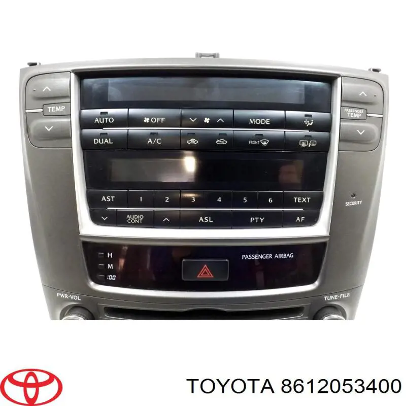 Магнітола (радіо AM/FM) Toyota 8612053400 ціна, від 56.43 USD