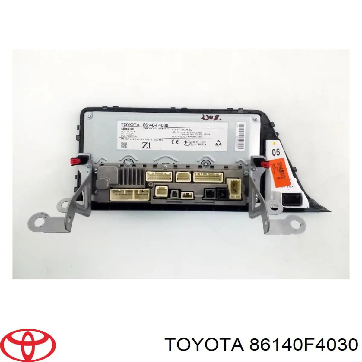 Дисплей бортового комп'ютера Toyota 86140F4030 ціна, від 808.12 USD