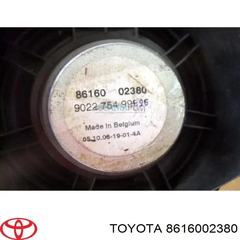 8616002380 Toyota Динамік задньої двері