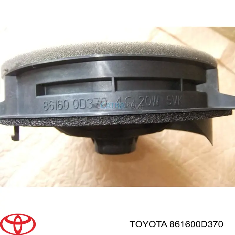 Динамік передньої двері Toyota 861600D370 ціна, від 11.40 USD