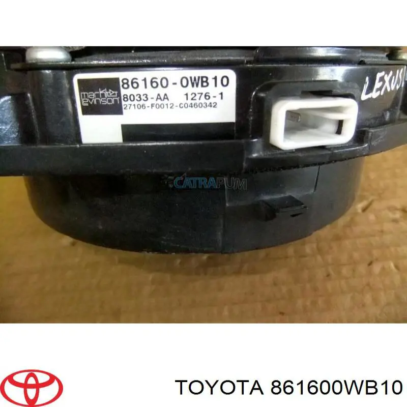 Купити 861600WB10 Toyota Динамік передньої двері