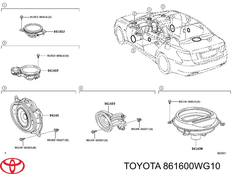  861600WG10 Toyota