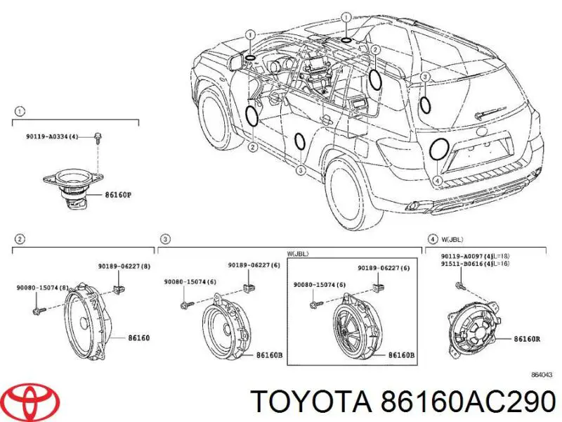 86160AC290 Toyota 
