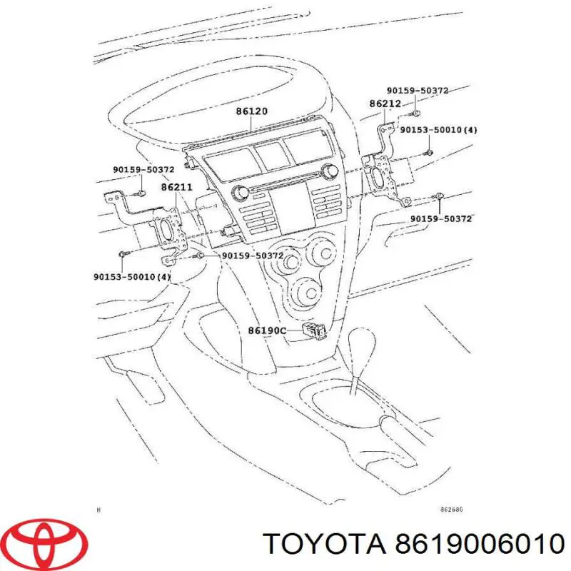  8619006010 Toyota