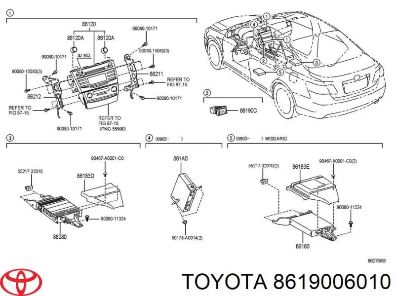  Toyota 8619006010 ціна, від 7.56 USD