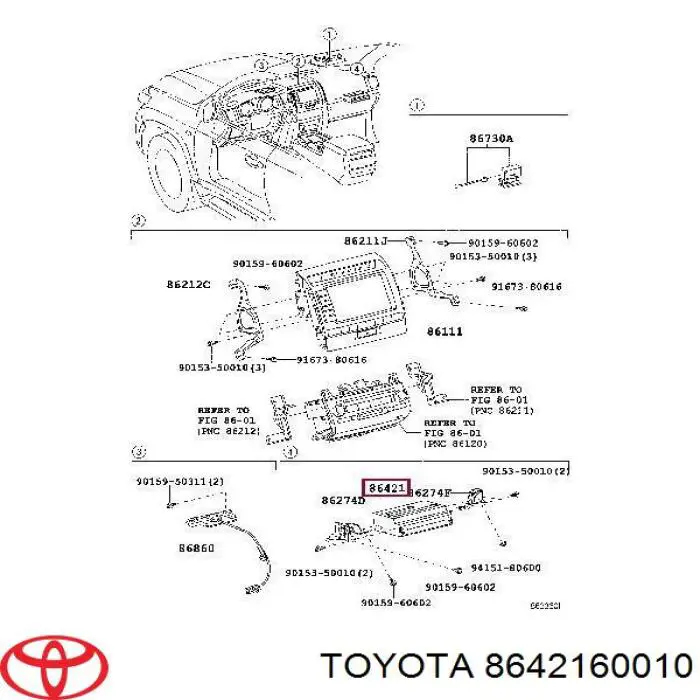 8642160010 Toyota 