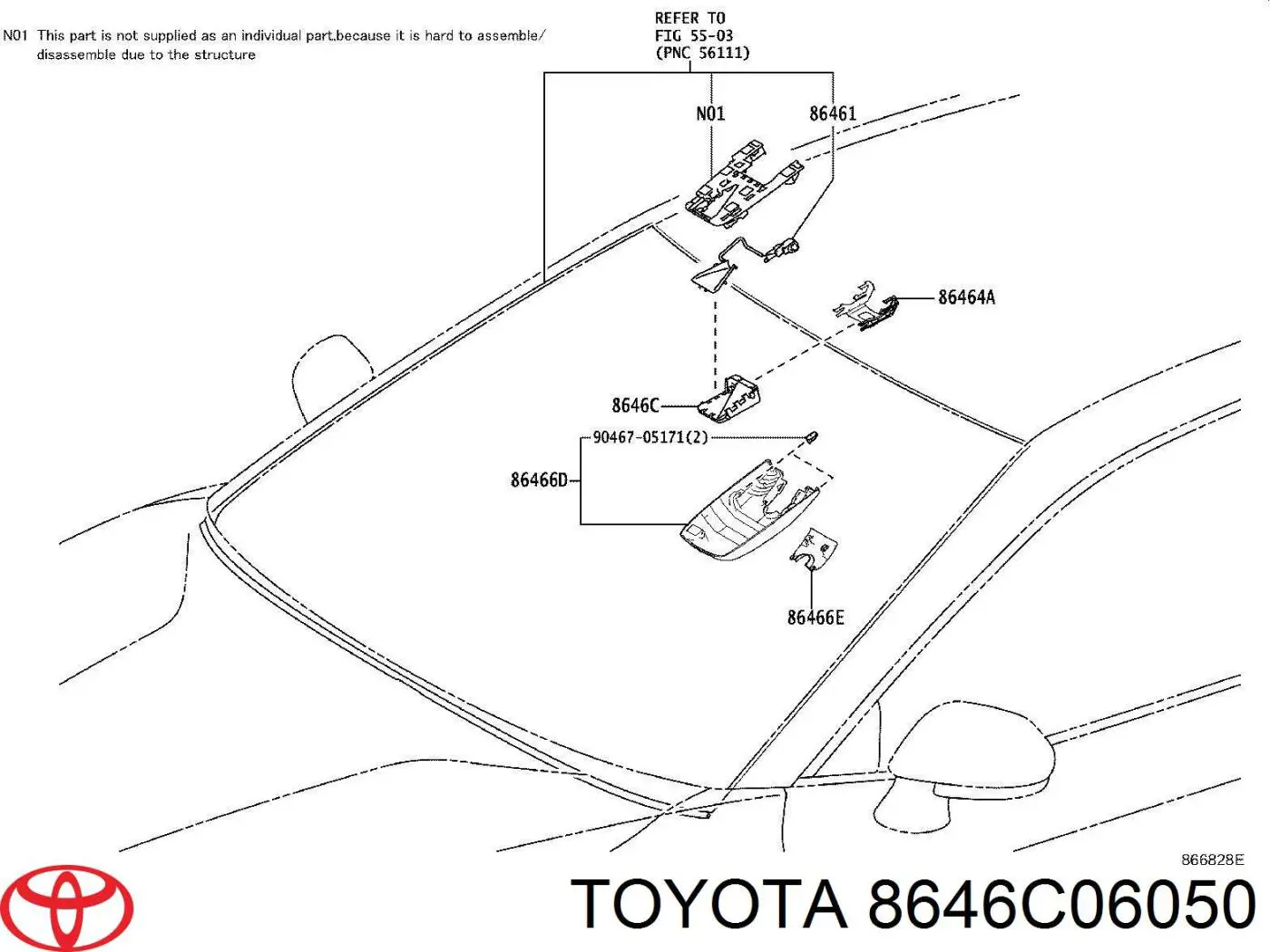  8646C06050 Toyota