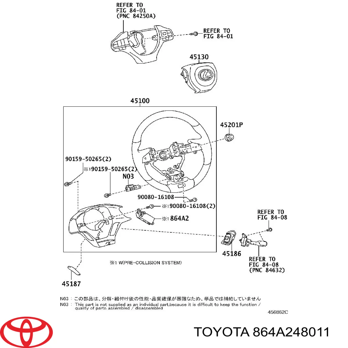 864A248011 Toyota 