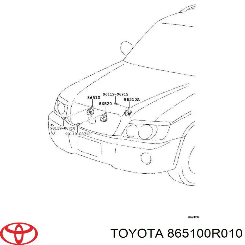 Купити 865100R010 Toyota 
