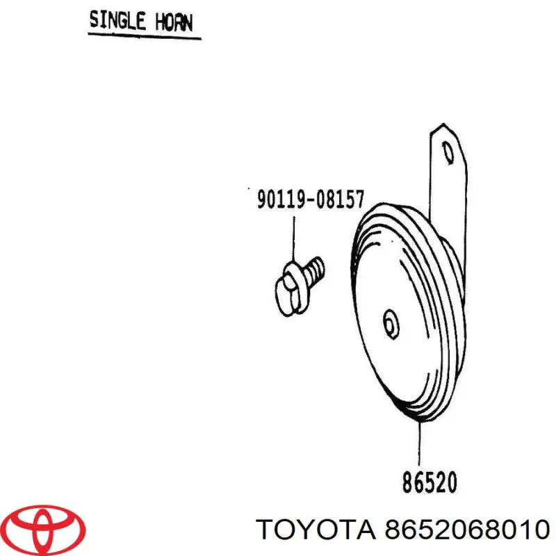  Toyota 8652068010 ціна, від 8.87 USD