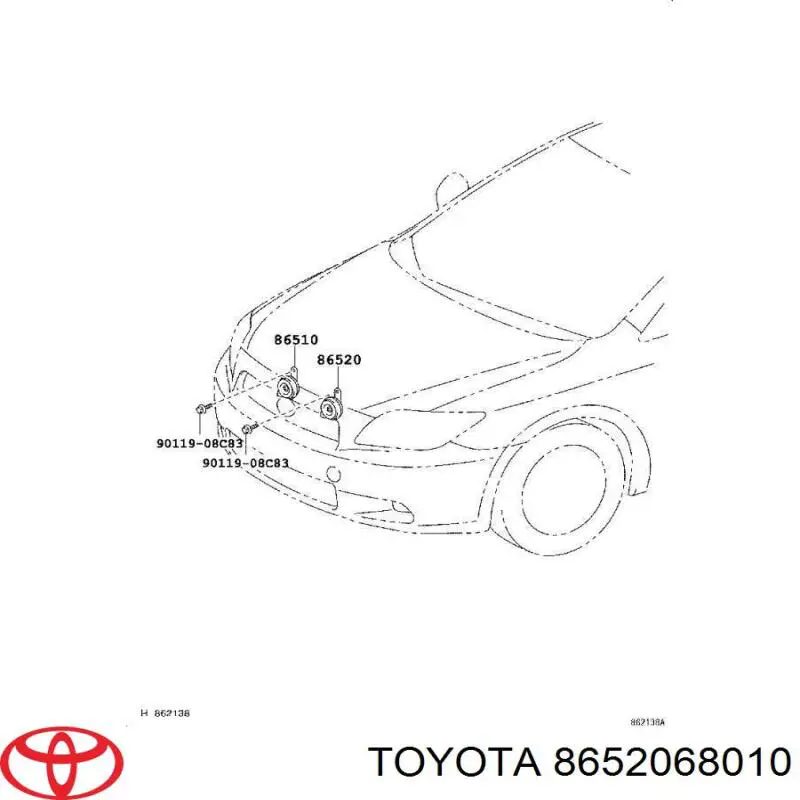  8652068010 Toyota