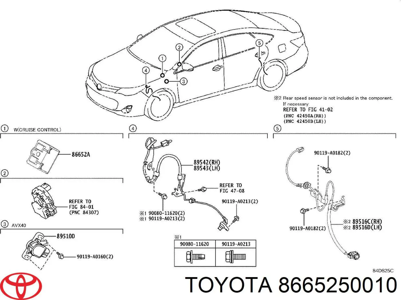 8665250010 Toyota Зумер парктроніка/безключового доступу