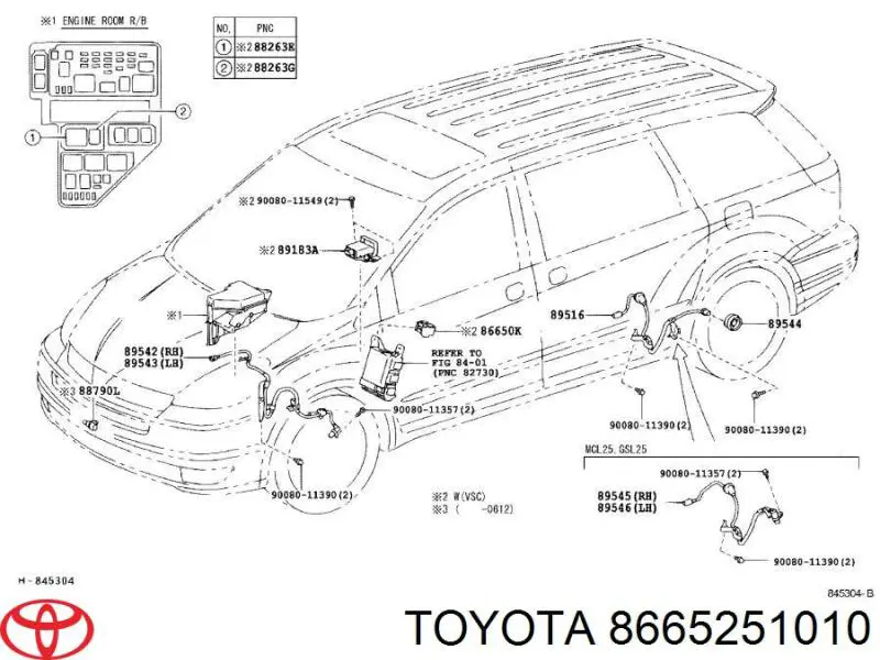 8665251010 Toyota 
