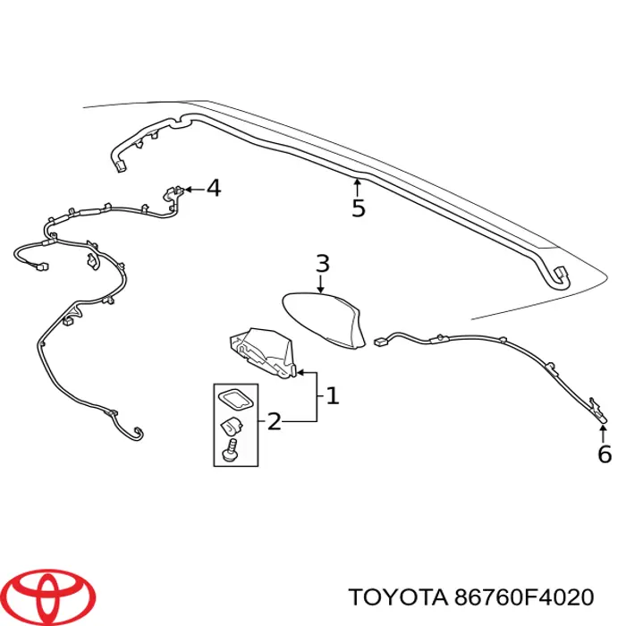 86760F4020 Toyota 