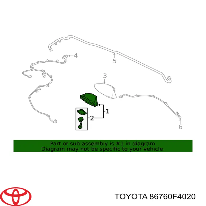  Toyota 86760F4020 ціна, від 126.69 USD