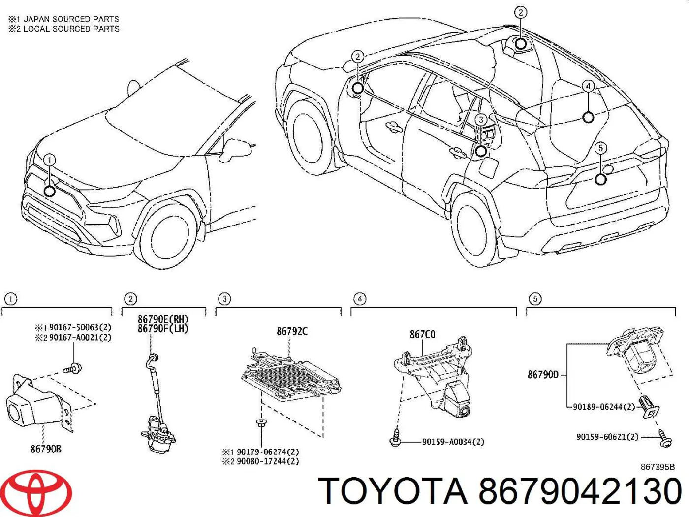  8679042130 Toyota