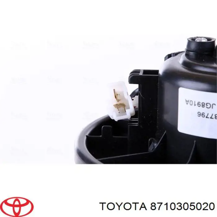 Двигун вентилятора пічки (обігрівача салону) на Toyota Carina (T19)