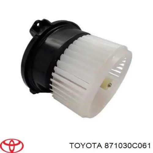 871030C061 Toyota Мотор вентилятора пічки (опалювача салону), задній
