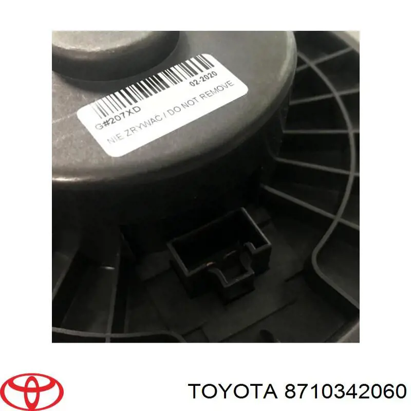 8710342060 Toyota двигун вентилятора пічки (обігрівача салону)