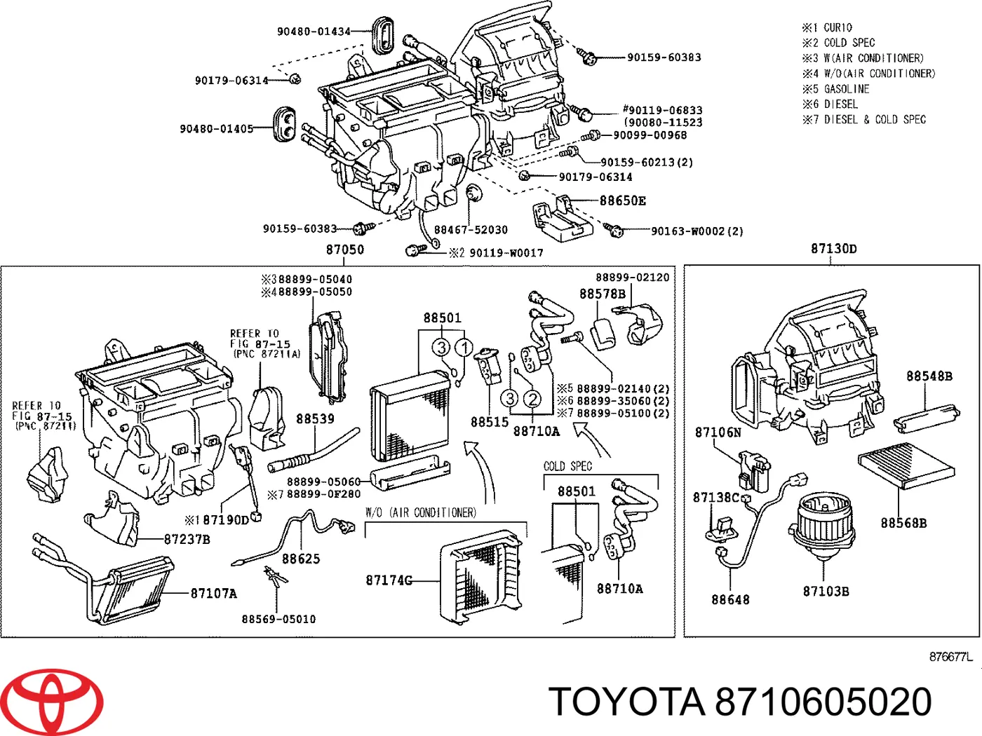 Двигун заслінки рециркуляції повітря на Toyota Avensis (T25)