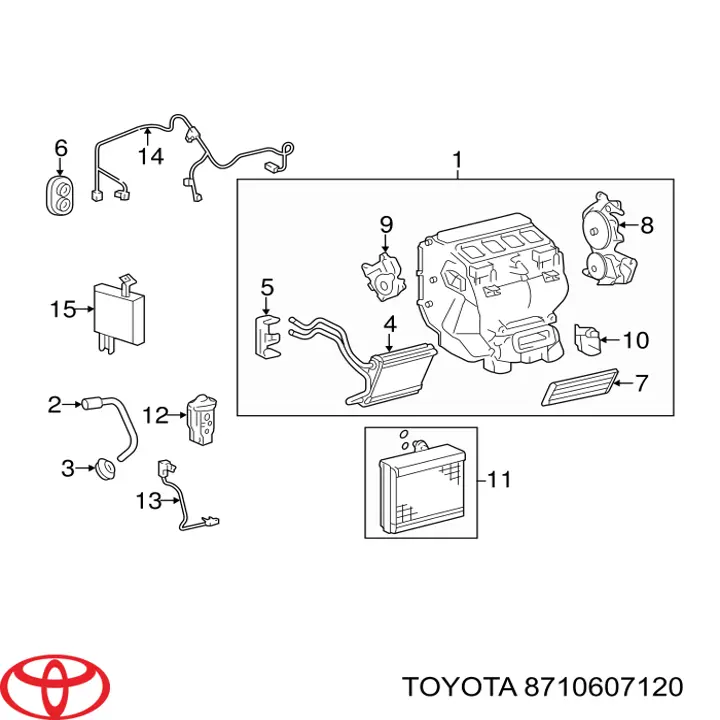  Toyota 8710607120 ціна, від 35.82 USD