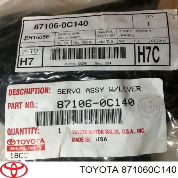  Toyota 871060C140 ціна, від 114.49 USD