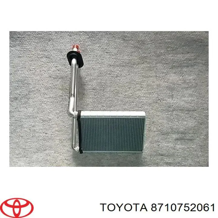 8710752061 Toyota Радіатор опалювача салону