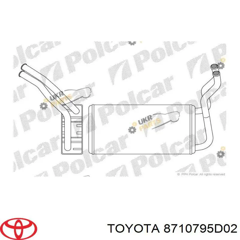 Купити 8150N81 Polcar Теплообмінник